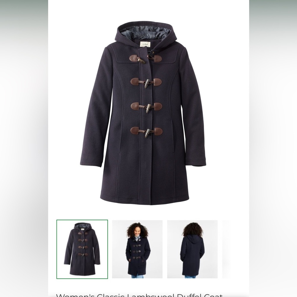 L.L. Bean Women's Lambswool Duffle coat